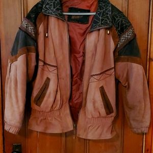 Women's Leather bomber jacket